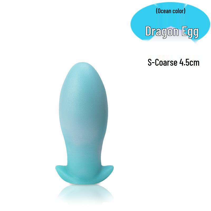 Liquid Silicone Dragon Egg Vaginal & Anal Plug - Portable and Popular
