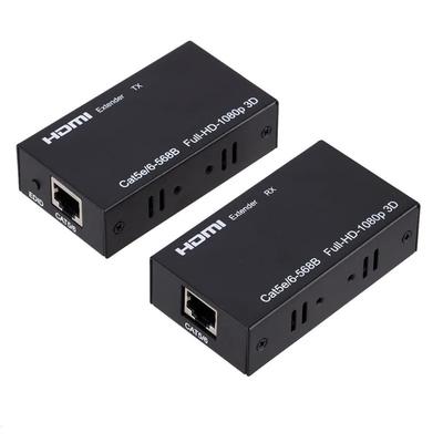 60M HDMI Extender 1080P HDMI To RJ45 HDMI-compatible Network Extender by CAT5e CAT6 LAN Extensor for PS4 TV Box PC Laptop