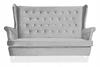 Lounge Set of Furniture Diana Wingback Sofa Armchairs Poufs Family Furniture Set