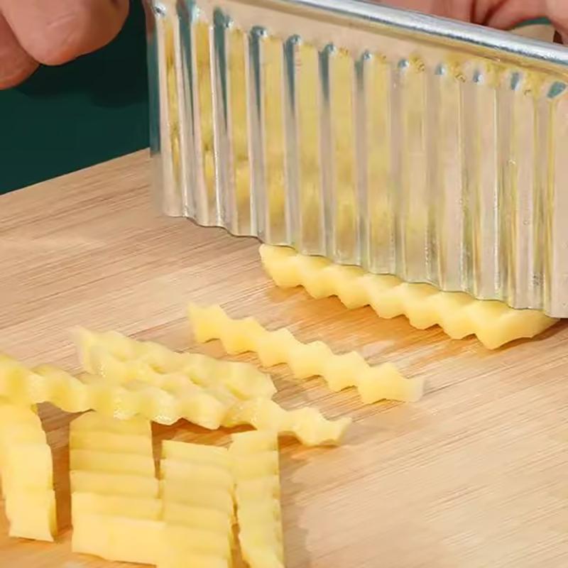 Wolf Potato Slicer Stainless Steel Corrugated Potato Slicer French Fry Cutter