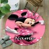 Customizable Minnie (8) Round Non-Slip Carpet - Ideal for Garden, Picnic, Office, Perfect for Decoration, Suitable For All Seasons