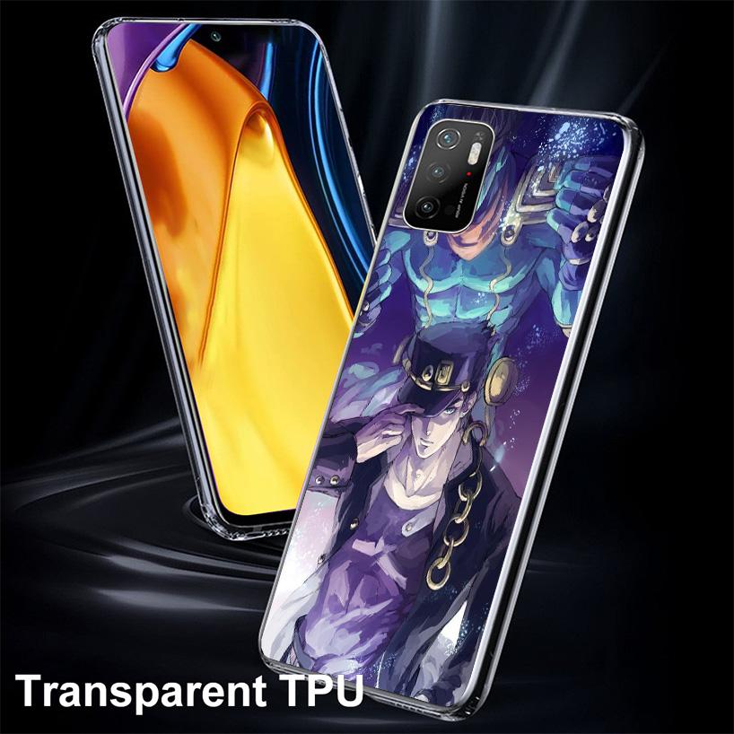 JoJo Bizarre Adventure Phone Case For Xiaomi Poco X7 X6 X5 Pro F7 Ultra Redmi 15C 15 13C 13 12C 12 10 10A 10C 9 9A 9C 9T Cover P