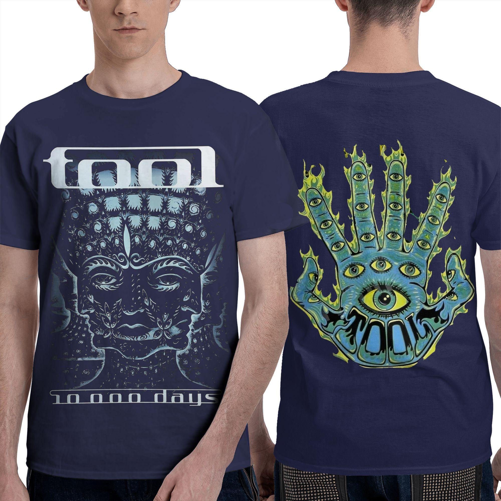 

Футболка группы Tool Музыка Винтаж Повседневные футболки Короткий рукав Винтажная футболка Пляжная Хлопок Круглый вырез Большой размер 5XL Топ 4XL