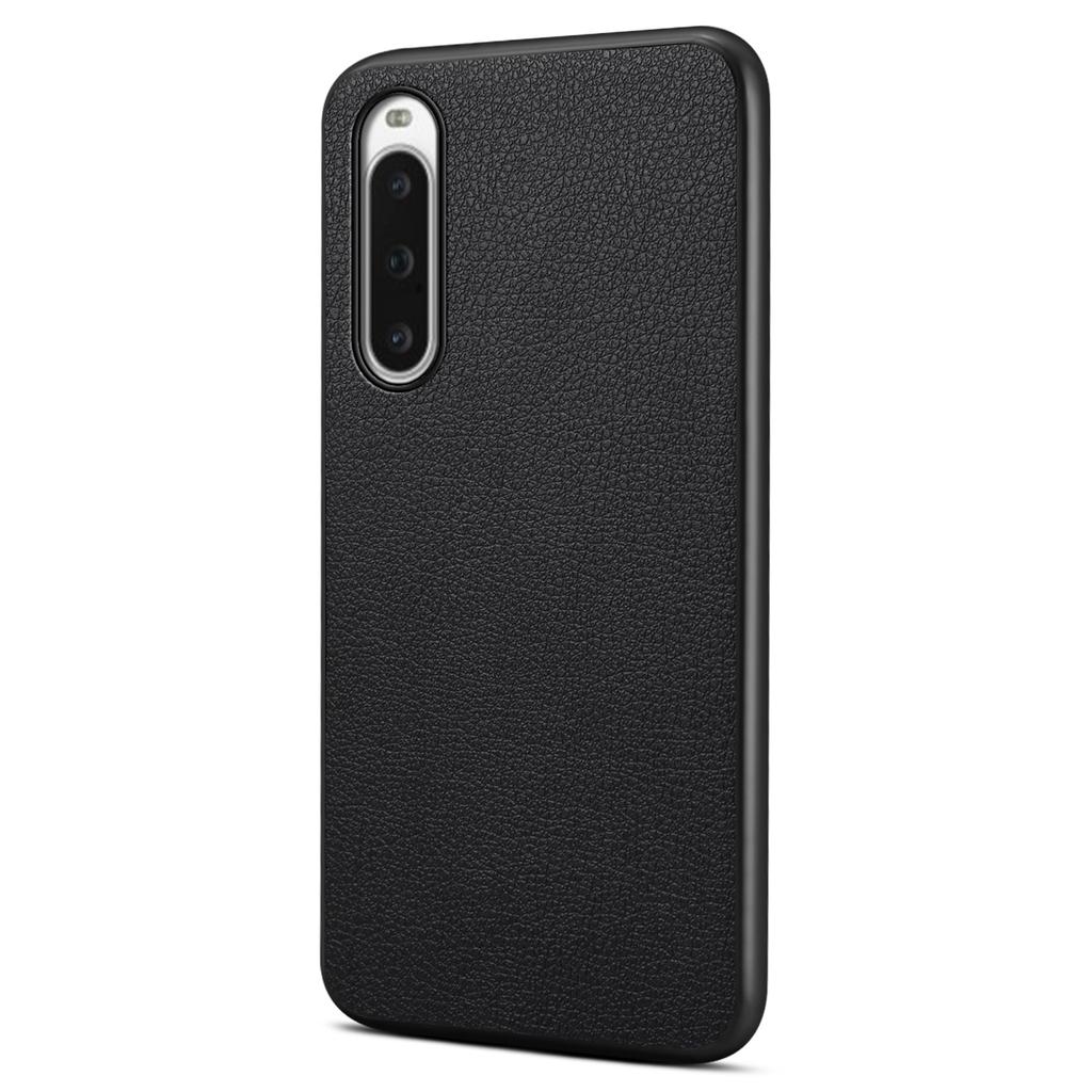 For Sony Xperia 10 V Case Anti-Scratch PU+PC+TPU Hybrid Phone Cover