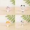 Lucky Cat Small Figurine Wooden Craft Home Office Decor Gift For Celebrations