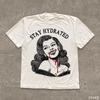 Vintage Vampire Graphic Tee, Stay Hydrated Shirt, Gothic Horror Aesthetic Top, Comfort Colors® Spooky Gift Tee