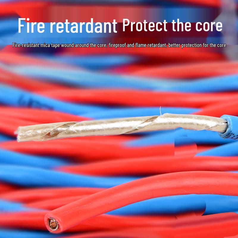 Low Smoke Halogen-Free Fire-Resistant Flexible Copper Twisted Pair Wire for Household Lighting