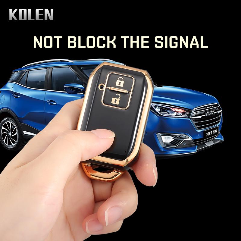TPU Car Remote Key Case Cover Shell For Suzuki Ertiga Swift 2017 Wagon R Japanese Monopoly Type 3c Ignis Embona XL7 Accessories