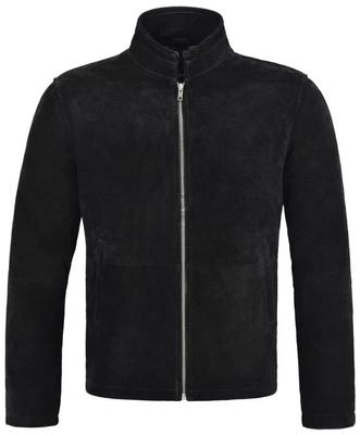 Lamsleer Motorfiets Zwart Handgemaakt Jas Suède Leer Feest Heren Designer Biker