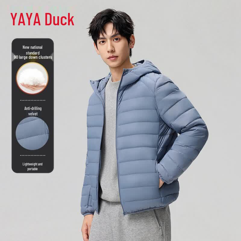 YAYA Unisex Lightweight Hooded Down Jacket