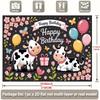 2D Cow Backdrop for "Holy Cow" Themed Birthdays, Farm Animal & Spring Parties