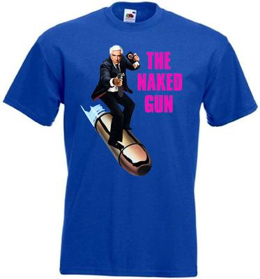 Die nackte Kanone Filmposter Blaues Unisex-T-Shirt