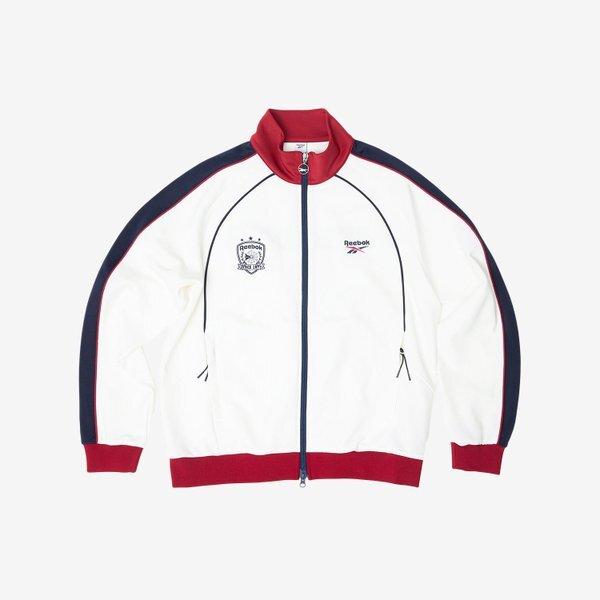 

Brand Unisex Color Block Point Premier Jersey Track Top White Red Reju6ez25ow White: red (OW)/2XL