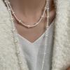 Long Multi Layered Pearl Necklace For Women Temperament Collar Chain Sweater Chain Necklaces Luxury Jewelry Accessories