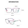 Trends Printed Multifocal Reading Glasses Women Men Anti Blue Light Eyeglasses Fashion Multifocal Degree Glasses Near and Away