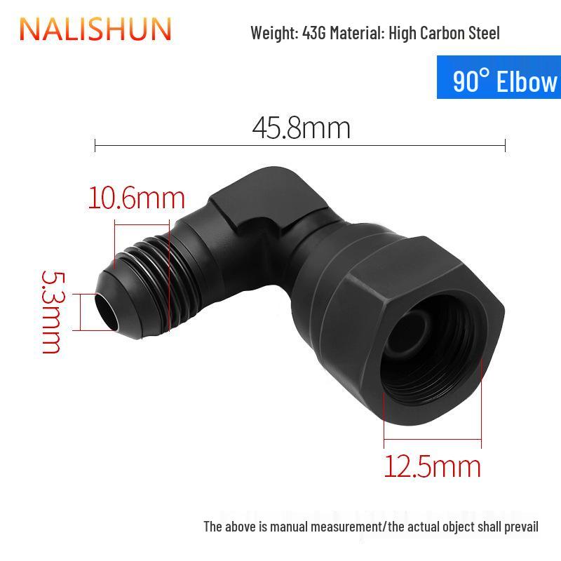 High-pressure fuel injector, pump, and quick-connect leak adapter, suitable for various vehicle models.