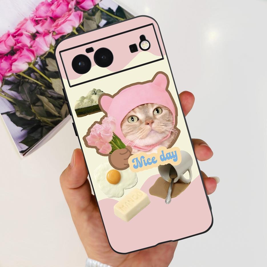 Für Google Pixel 6 Hülle Pixel 6A Niedlicher Panda Astronaut Bemalte Abdeckung Weiche Silikon Handyhülle Für Google Pixel 6 Pro Pixel6A Taschen