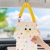 Creative Plush Car Tissue Box Cartoon Vehicle Trash Bin Paper Storage Case  Car Supplies