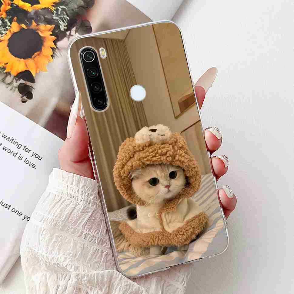 For Xiaomi Redmi Note 8 Case Vintage Dragon Luxury Flower Soft Silicone TPU Cover For Redmi Note8 Note 8T Phone Cases Shockproof