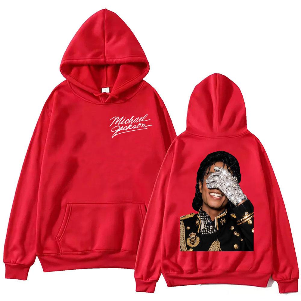 Classici Anni '90 Felpa Michael Jackson Moda Gotica Felpe Vintage Uomo Donna Abbigliamento Punk Pullover Rock Streetwear