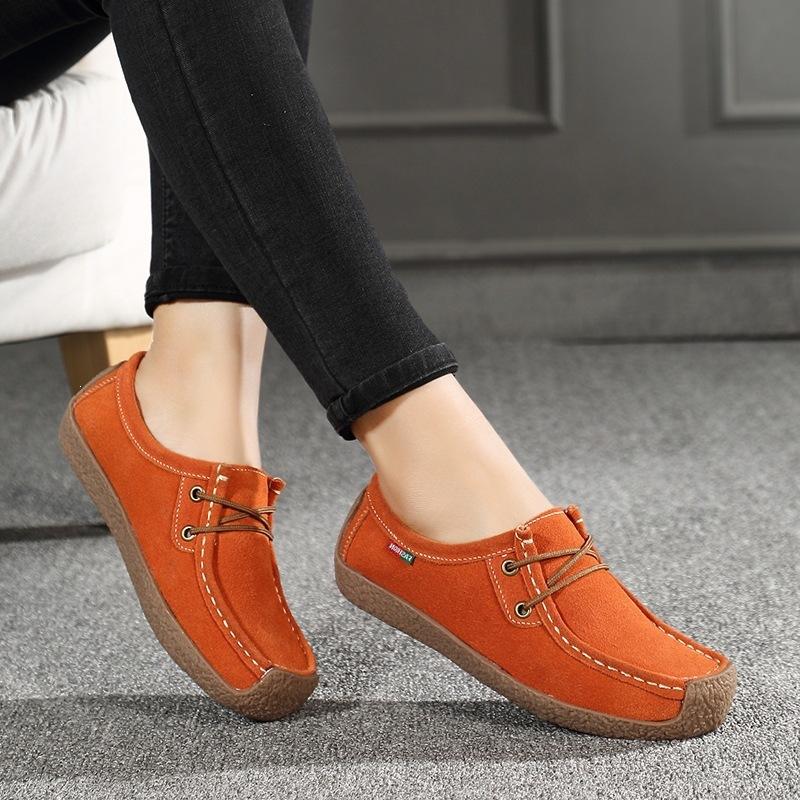 Casual Women's Shoes - Single Shoes, New Style, Flat Bottom, Large Size, Soft Sole, Anti-slip Property