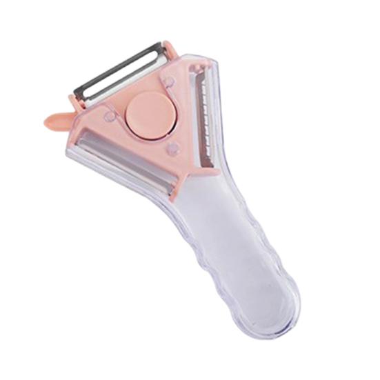 Vegetable Peeler Stainless Steel Blade Potato Shredder Tool with Ergonomic Handle Easy Switch