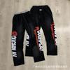 Vintage Washed Hoodie With Rhinestone Embroidery Streetwear Hip Hop Oversized Zip-Up Sweatshirt Men