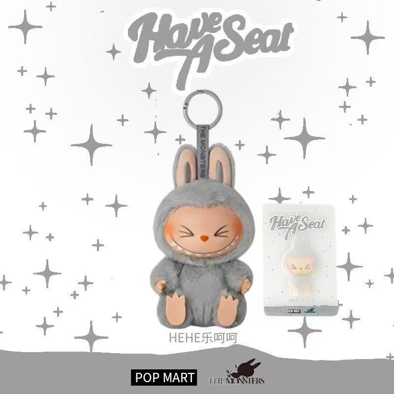 LABUBU Macaron Bubble Series vinyl face plush figurine pendant gifts