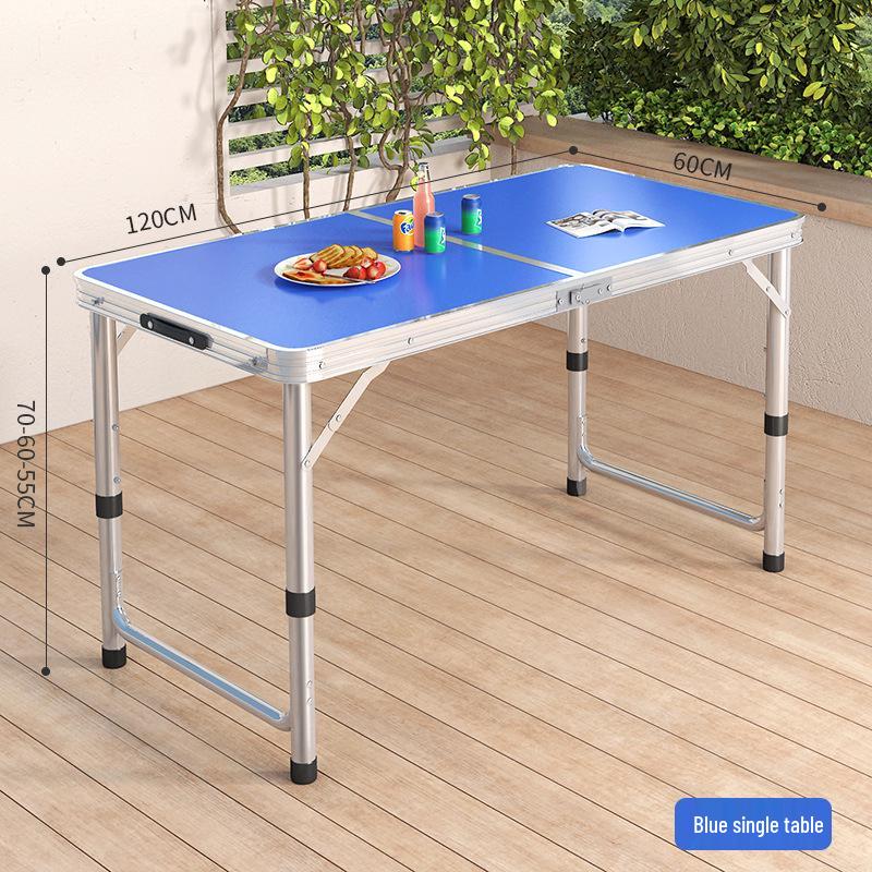 Portable Aluminum Folding Table - Multifunctional Dining, Study, or Outdoor Use