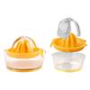 Manual Citrus Juicer Small Portable Hand Squeezer with Built-in Measuring Cup for Dorm Office Home Orange Juicing