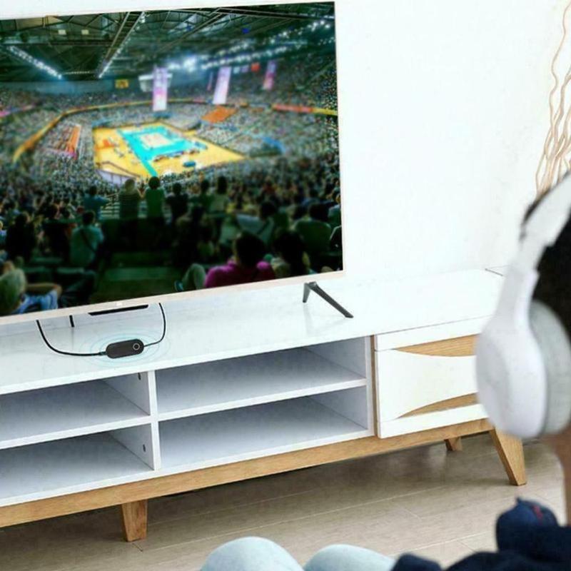 Bluetooth-Sender 3,5-mm-Klinke Audio-Adapter Kabelloser Adapter Sender Bluetooth für Kopfhörer TV Stereo 4.0 Audiokabel