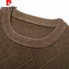 Pierre Cardin Men's Merino Wool Blend Jacquard Round Neck Sweater