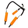 Ice Auger Ice Fishing Retractable Ice Drill with Whistle   Set Safe     Stretch Rope for Ice Skating and Ice Fishing