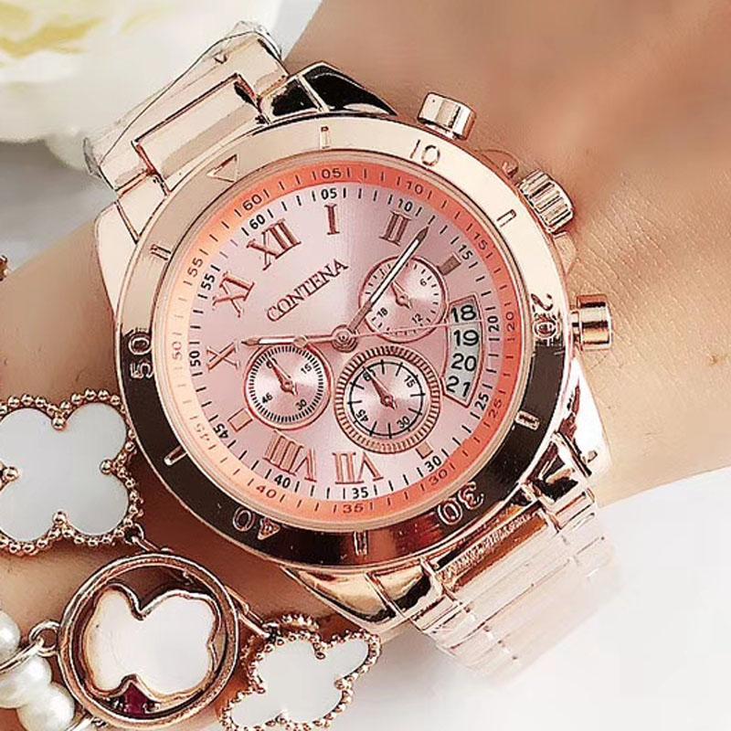 Women Watches Geneva Famous Luxury Brand Fashion Gold Watches For Ladies Casual Female Quartz Watch Women's Wristwatches