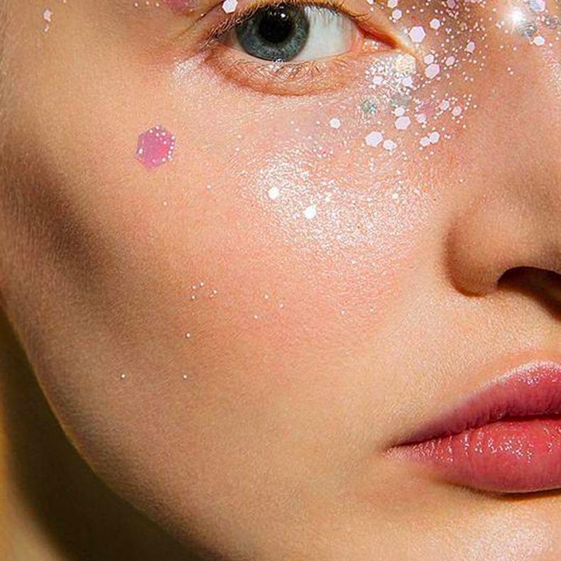 Colorful Mermaid Glitter Eyeshadow Loose Powder - DIY Handmade Laser Sequins