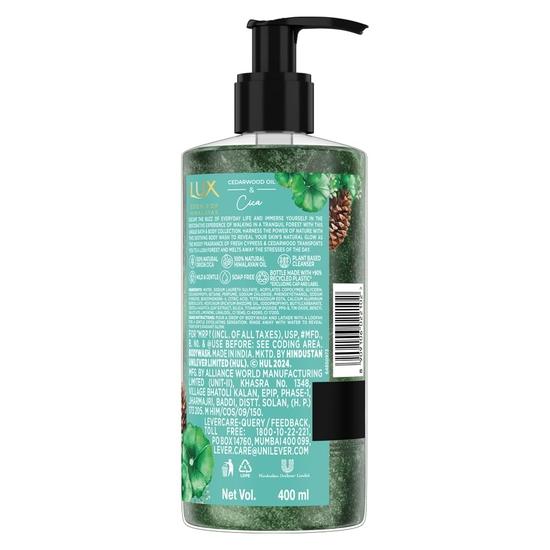 Lux Essence of Himalayas | Zedernholzöl & Cica|100% Natürliches Himalaya-Öl | Beruhigendes Duschgel 400 ml