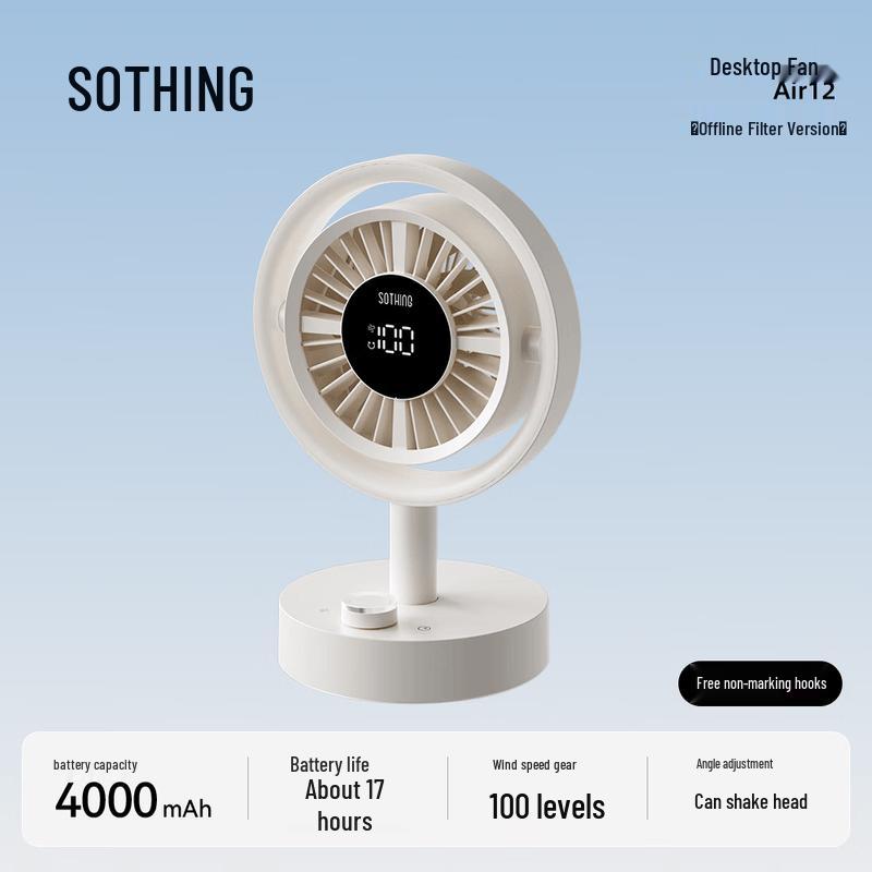 SOTHING Desktop Silent Air Purifying Fan
