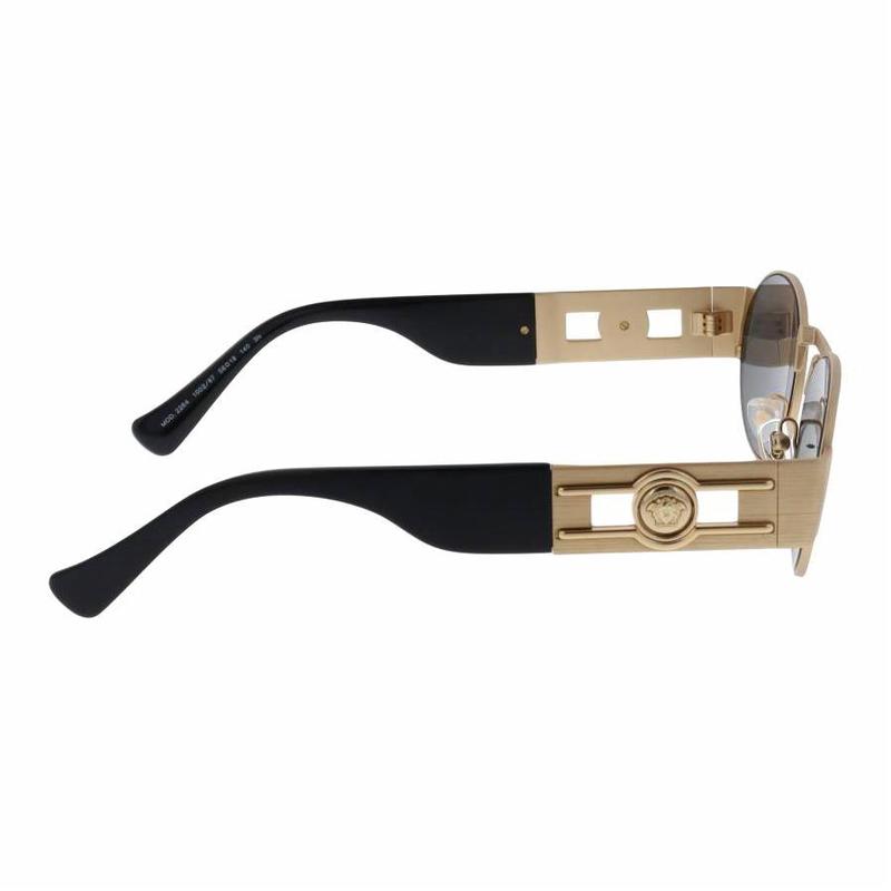 Versace Original design oval sunglasses unisex couple style 21023010 VE2264 100287 56 18-56 gold