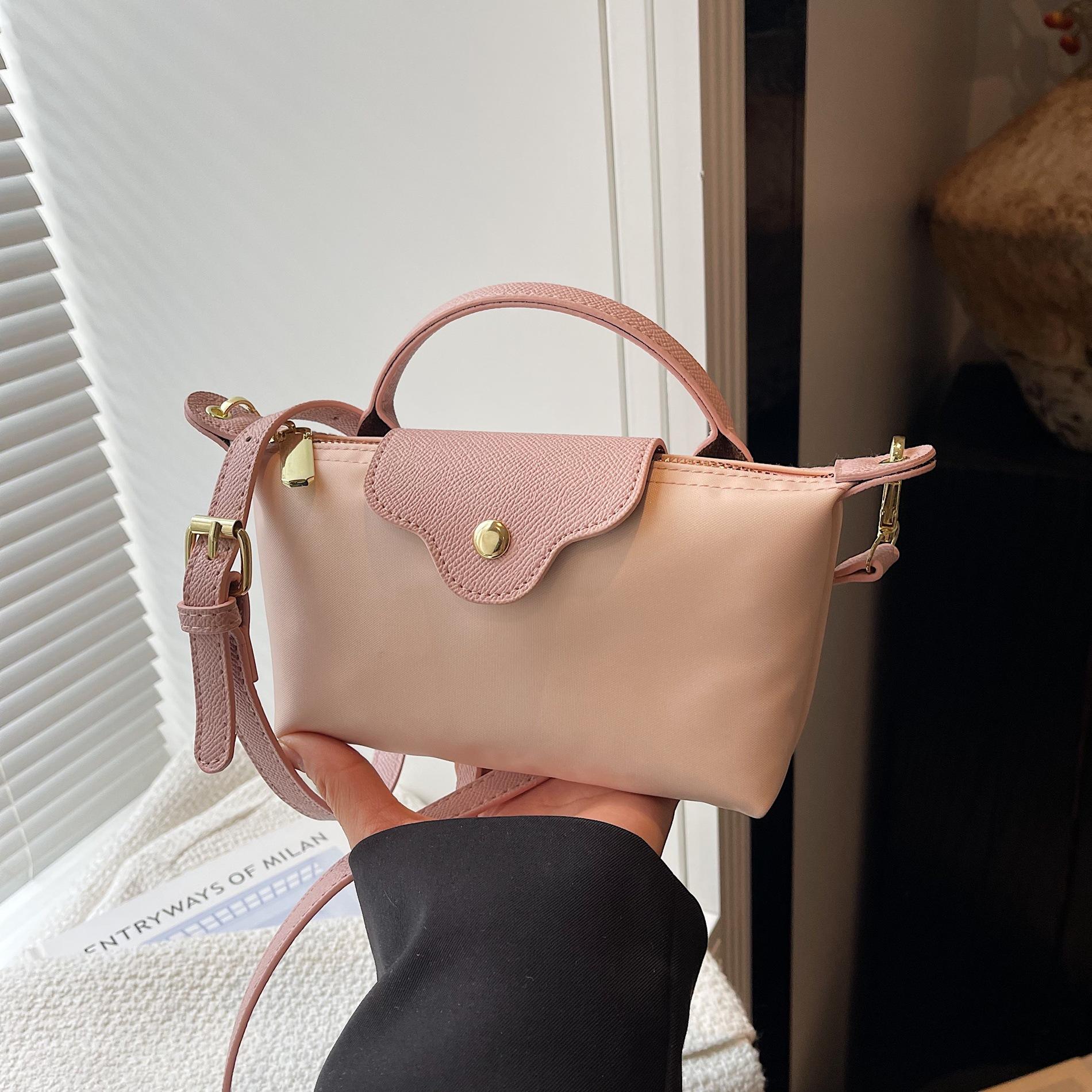 

Новая нишевая дизайнерская ретро повседневная сумка через плечо, модная сумка-мессенджер розовый