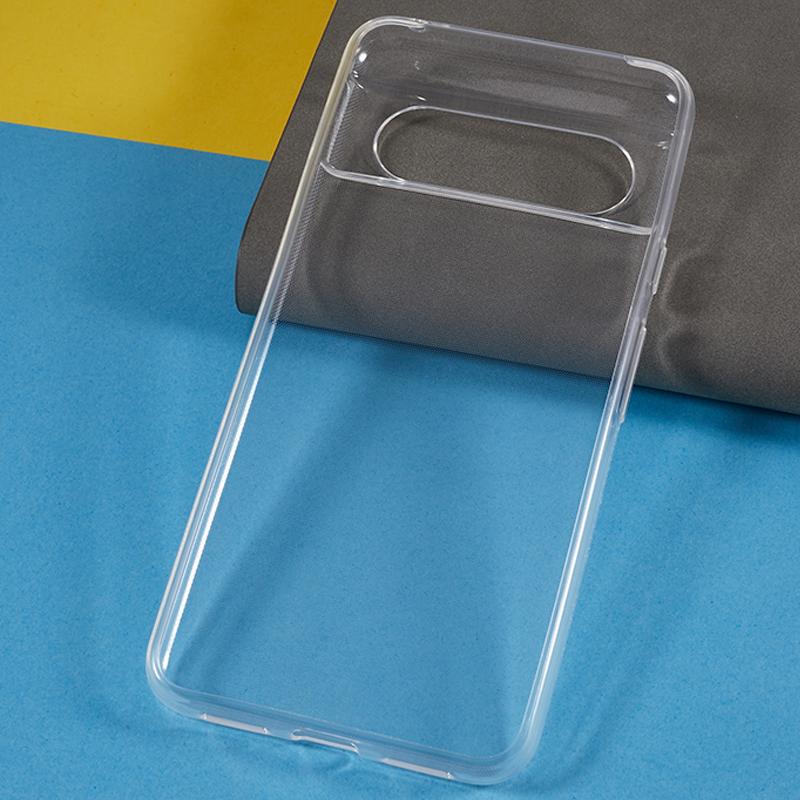 For Google Pixel 8 Ultra-Thin Phone Case Drop-Proof Transparent TPU Phone Cover