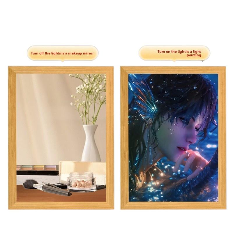 23cm/9.06in Love and Deepspace Anime Light Painting Qi Yu Qin Che Peripherals Collectible Display Birthday Gifts Room Decoration