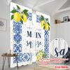 2pcs 2D flat printing Window Curtains She Found Her Main Squeeze_a Fabric Without Electricity Family Party Use for Photo Booths