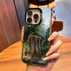 Renaissance Art Painting Phone Case For IPhone17 Air 16 15 14 Plus 13 12 11 Pro 7 8 XS Max XR Silver Black Bumper Case