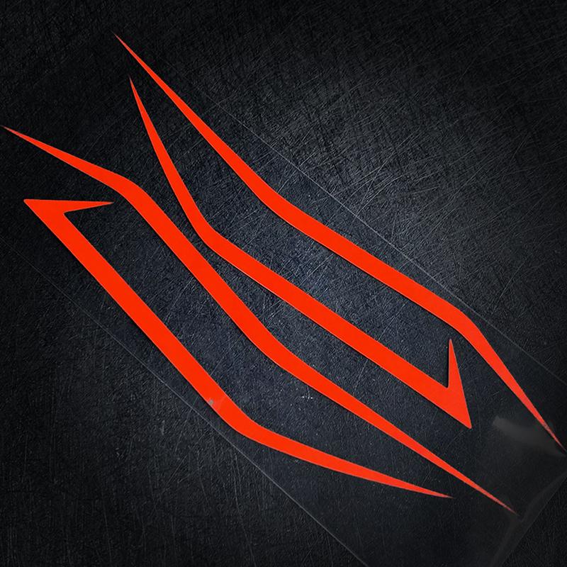 

4pcs/set Motorcycle Fairing Stickers Reflective Cool Front Headlight Decals for Kawasaki NINJA400 H2 H2SX Waterproof Accessories