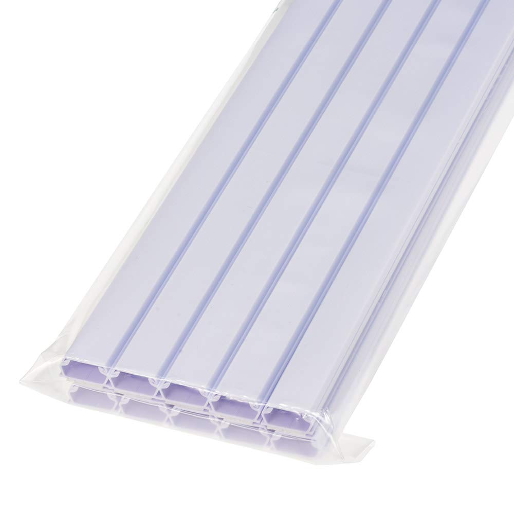 OHM Electric Tape-Attached Wiring Cable Cover Protector, ABS Cable Cover, No. 2, 1m, White, Pack of 10, DZ-AMT21-W, 10P, 00-9500