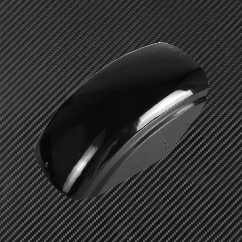 Apărător de noroi pentru apărător de noroi Bobber Cafe Racer, negru lucios, scurt, plat, pentru Harley Sportster XL883 XL1200
