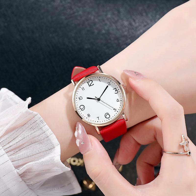 Minimalist Digital Watch For Women With Quartz Movement And Pu Strap Perfect For Casual Wear