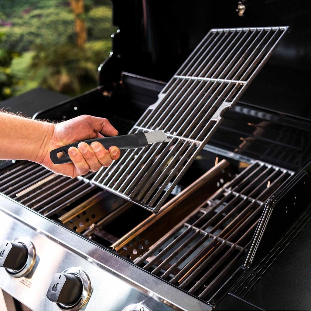 Grillheber Grillrostheber Werkzeug für die meisten Holzkohlegrills Edelstahl BBQ Kochutensilien für den Hinterhof-Grill