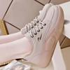 Platform dad shoes autumn and winter new leather waterproof lightweight soft sole non-slip casual sports shoes