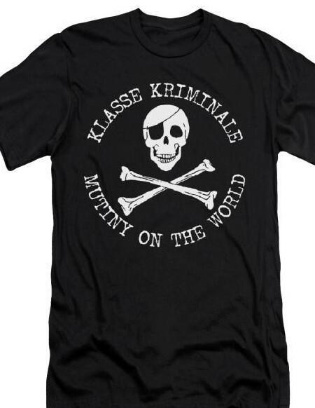 

Klasse Kriminale Mutiny on the World Skull Crossbones T shirt Tee XL